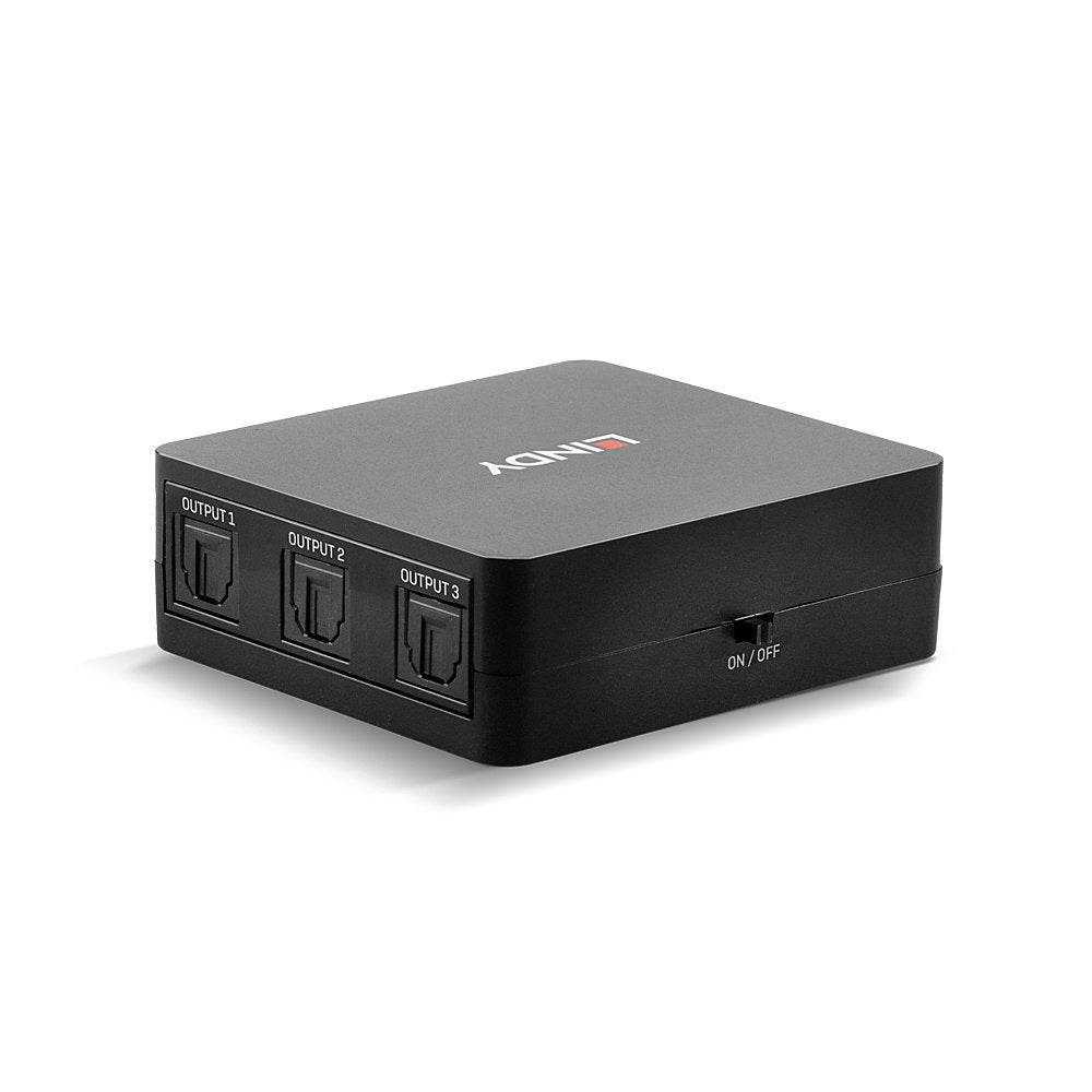 Lindy Optischer Audio-Splitter, 3-Port, TOSLINK