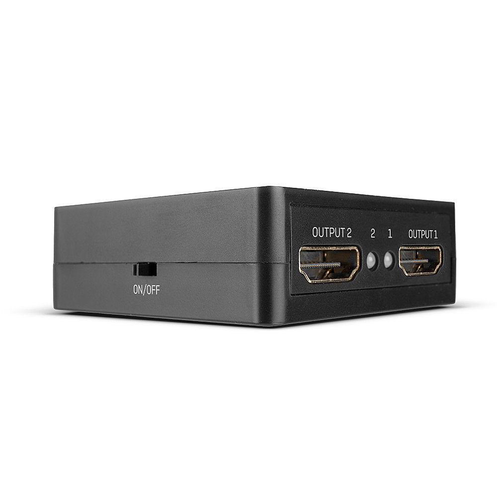 Lindy 2 Port HDMI 18G Splitter Kompakt – HDMI-Splitter, 1×2, 18 Gbit/s, HDMI