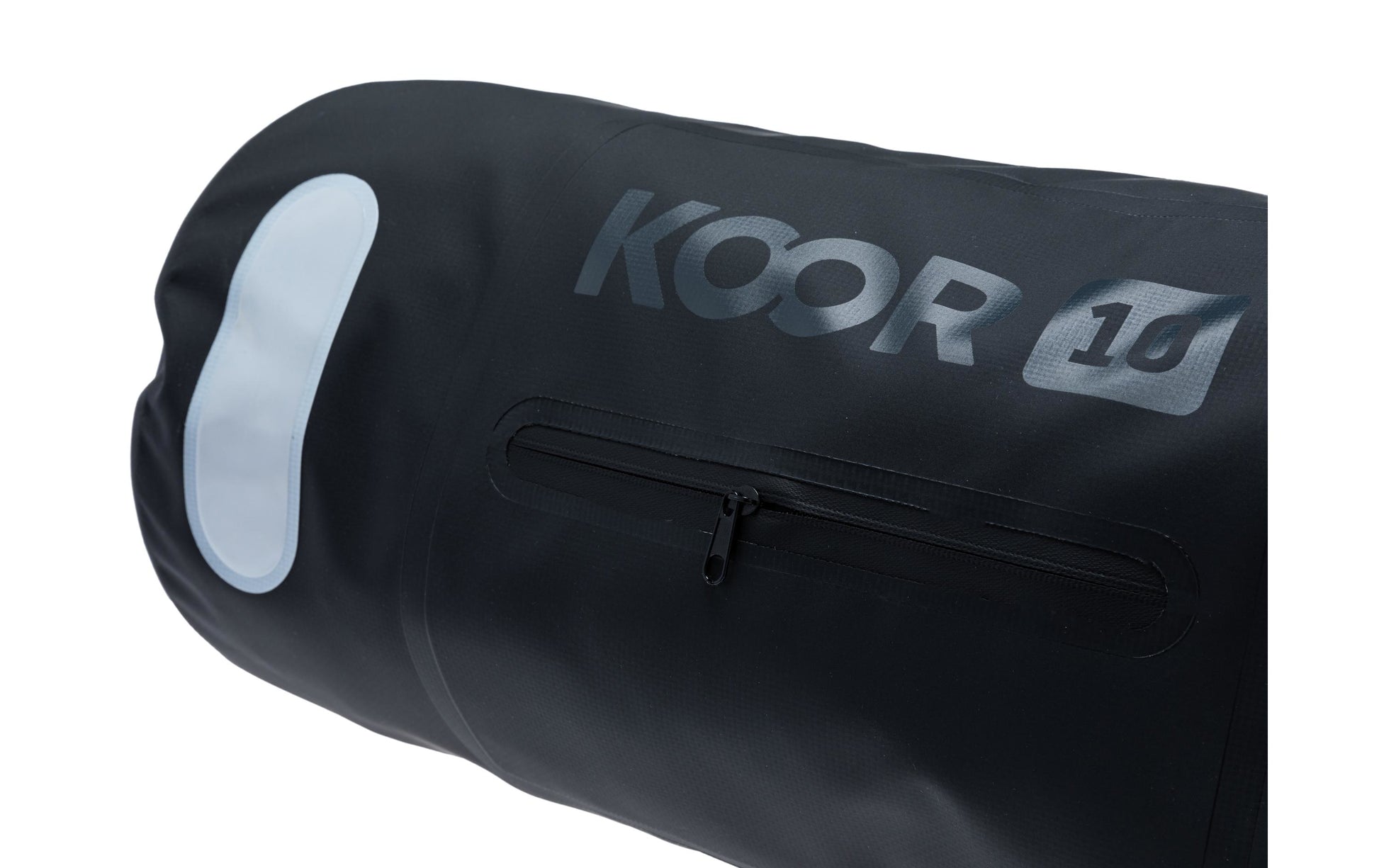 KOOR Sportrucksack Dry Bag – 10 l, wasserfest, reflektierend, PVC – Gelb, 200 × 550 × 200 mm