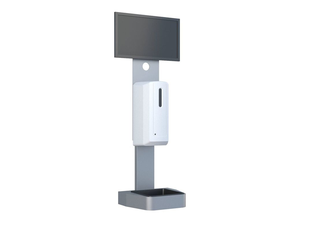 Multibrackets Automatischer Desinfektionsmittelständer – Standgerät – 1'000 ml, weiss, ABS