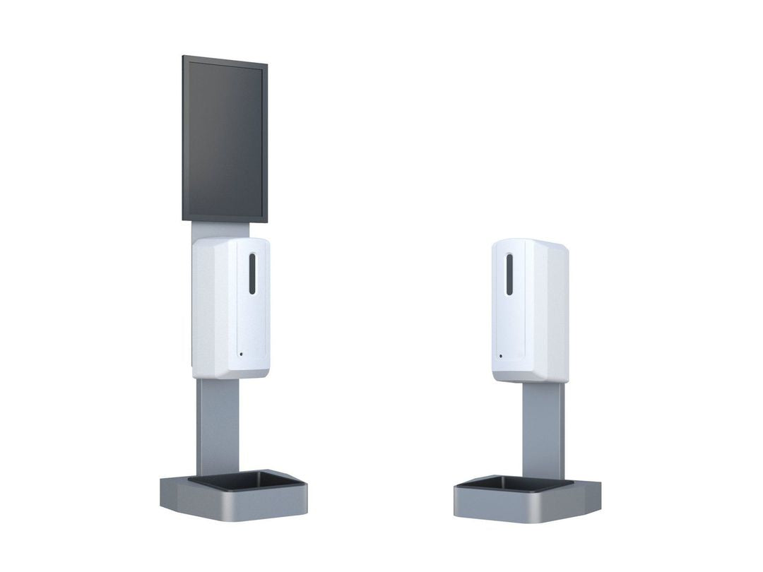 Multibrackets Automatischer Desinfektionsmittelständer – Standgerät – 1'000 ml, weiss, ABS