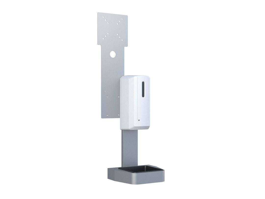 Multibrackets Automatischer Desinfektionsmittelständer – Standgerät – 1'000 ml, weiss, ABS