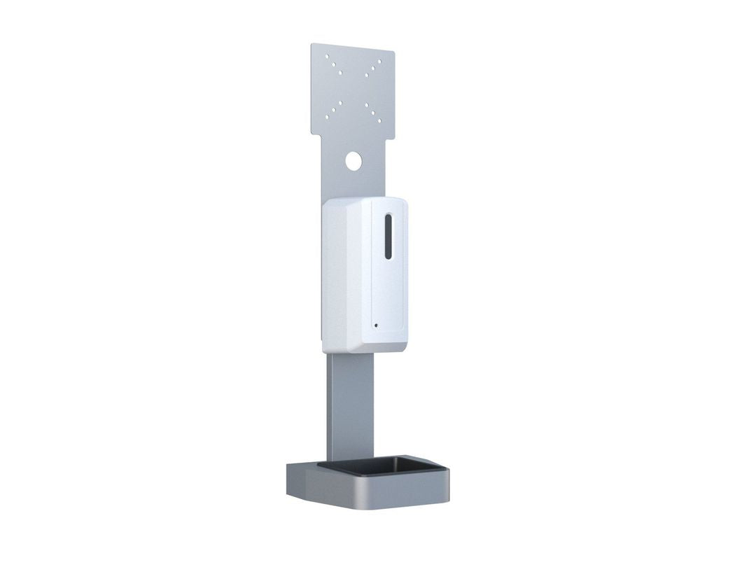 Multibrackets Automatischer Desinfektionsmittelständer – Standgerät – 1'000 ml, weiss, ABS