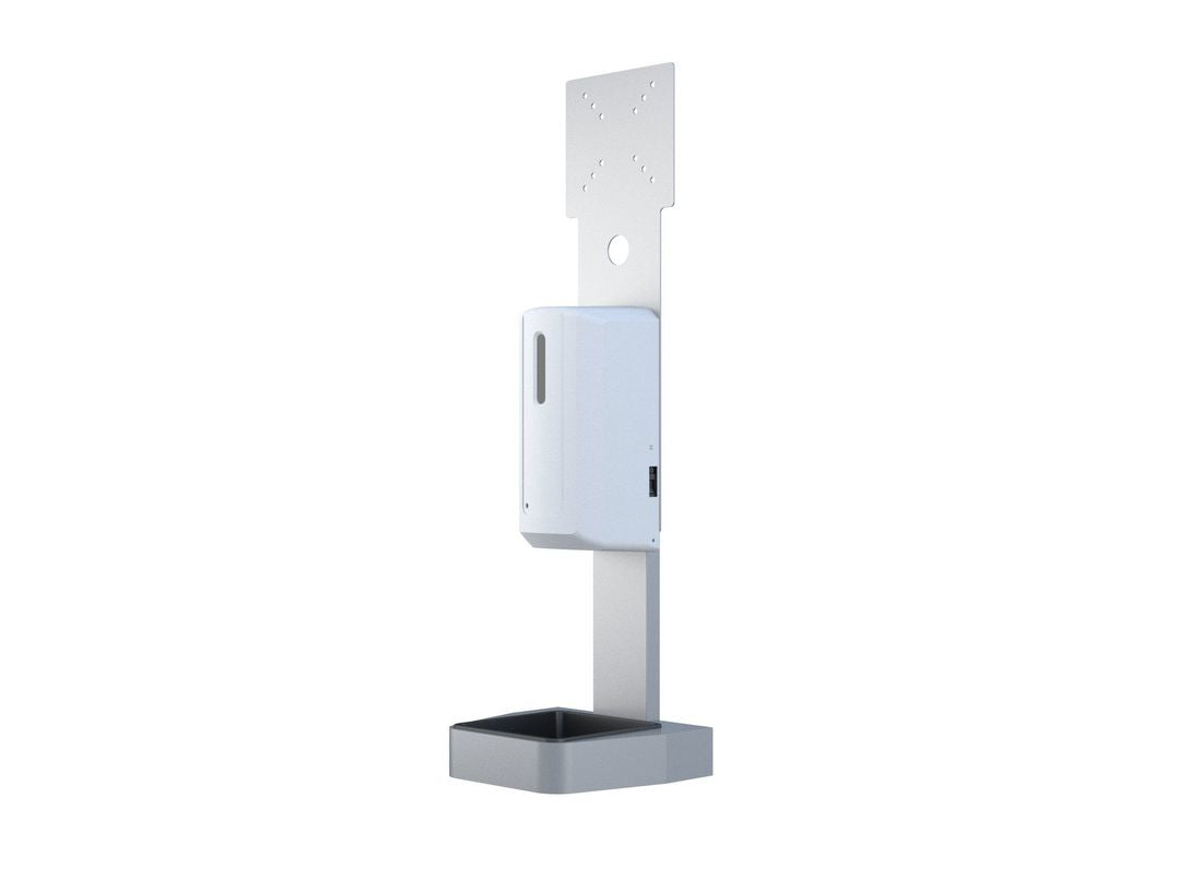 Multibrackets Automatischer Desinfektionsmittelständer – Standgerät – 1'000 ml, weiss, ABS