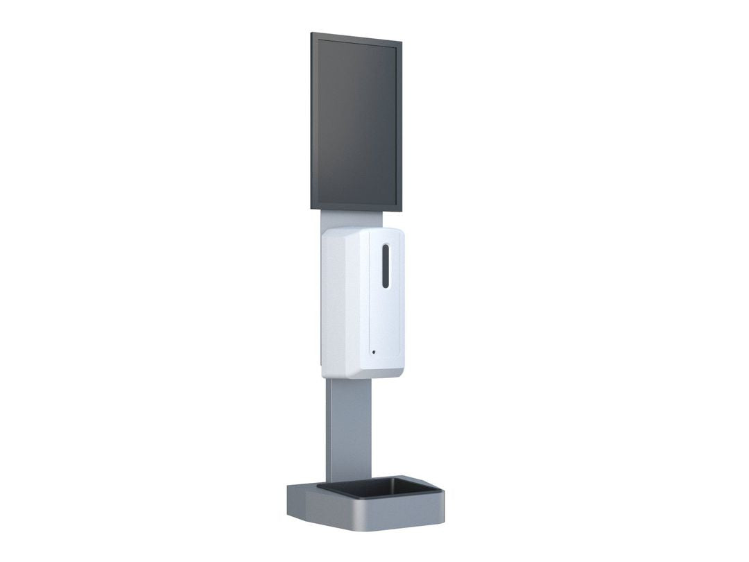 Multibrackets Automatischer Desinfektionsmittelständer – Standgerät – 1'000 ml, weiss, ABS