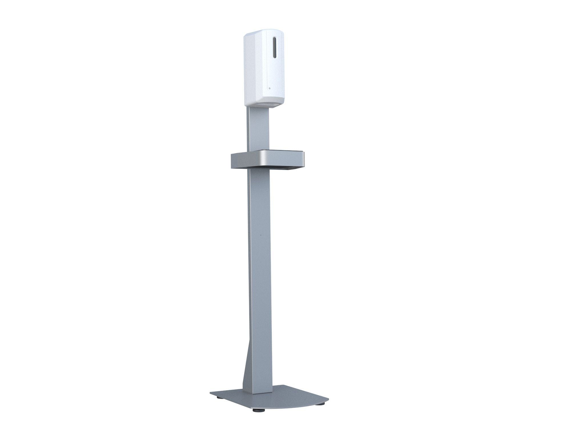Multibrackets Automatischer Desinfektionsmittelständer – Stand – 1'000 ml, weiss, ABS