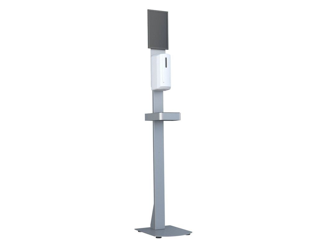 Multibrackets Automatischer Desinfektionsmittelständer – Stand – 1'000 ml, weiss, ABS