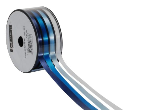 Spyk Bänder-Set Blau/Weiss – 4 × 7 m, 7 mm