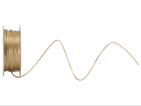 Spyk Geschenkband Lurexa-Kordel Gold – 1 mm × 7 m – 1 Stk. – Herzlichen Glückwunsch