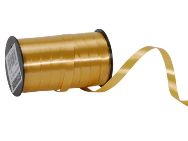 Spyk Geschenkband Kunststoff Gold – 7 mm × 20 m