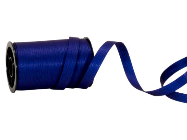 Spyk Geschenkband Poly matt Königsblau – 10 mm × 20 m