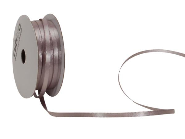 Spyk Geschenkband Satin Silber – 3 mm × 8 m – Echte Webkante