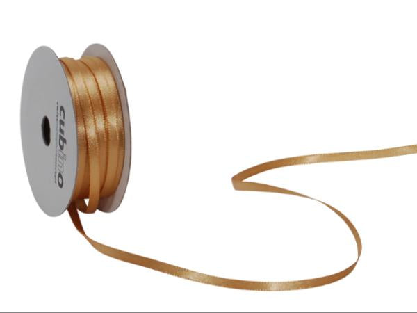 Spyk Geschenkband Satin Gold – 3 mm × 8 m – 1 Stk.