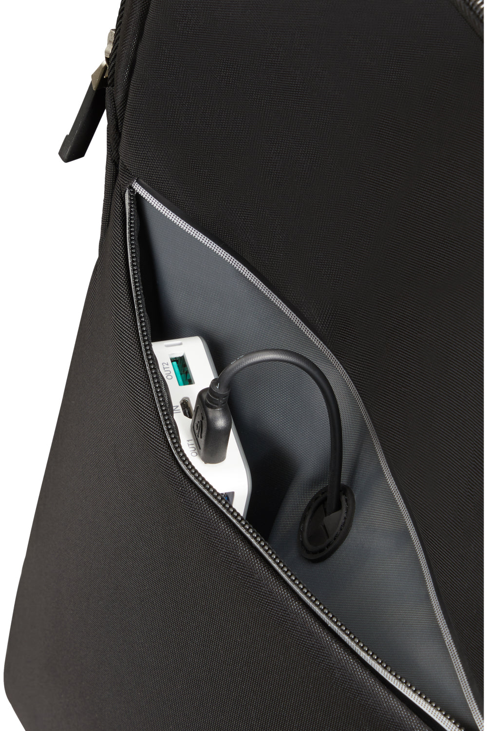 Samsonite Litepoint – Business-Trolley 17,3", 30 l, 2 Rollen, rPET, Schwarz, 32,5 × 48 × 20 cm