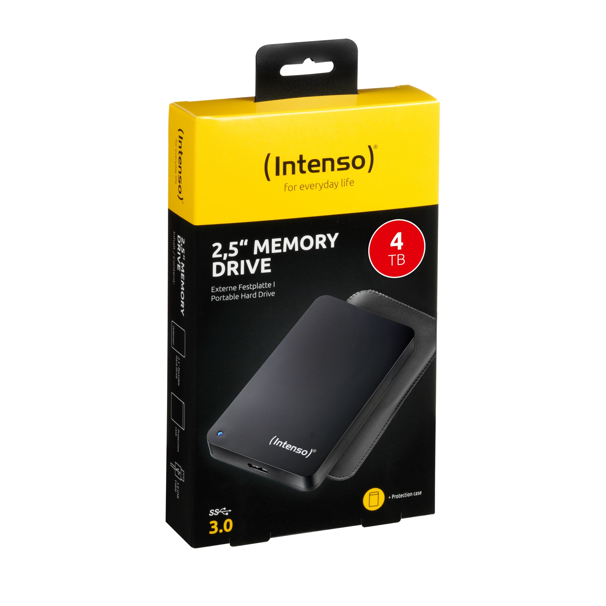 Intenso Memory Drive 6023512 – 4 TB, 2,5" HDD, USB 3.2 Gen 1, 5400 U/min, 85 MB/s