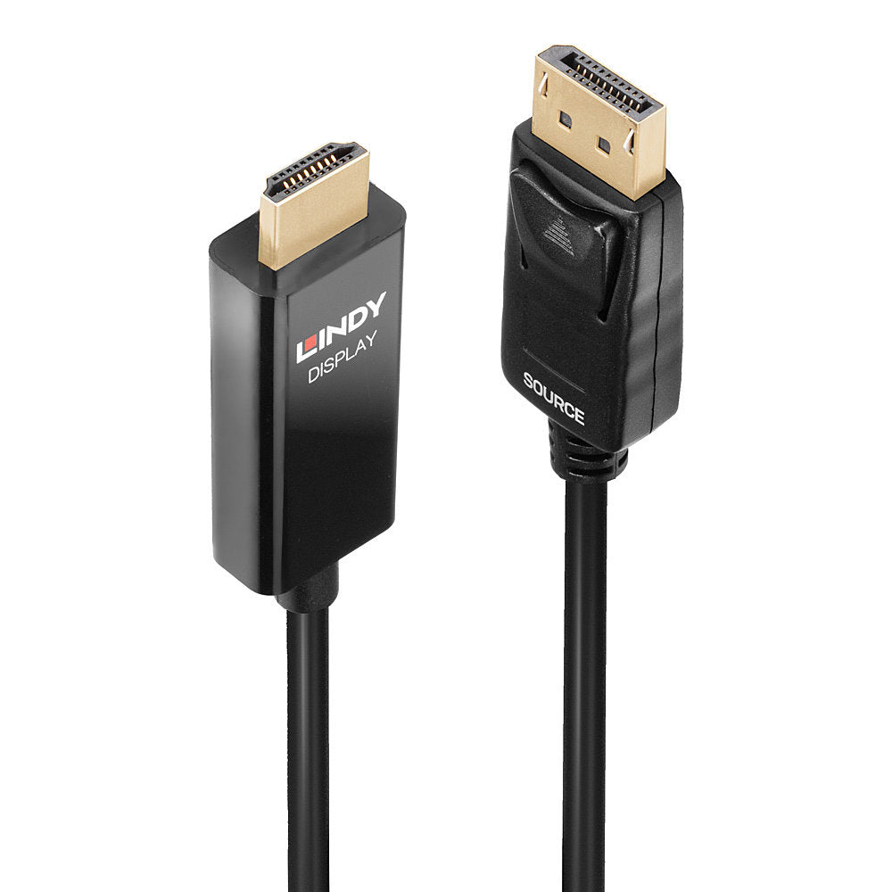 Lindy DisplayPort auf HDMI Adapter, 1 m, HDR