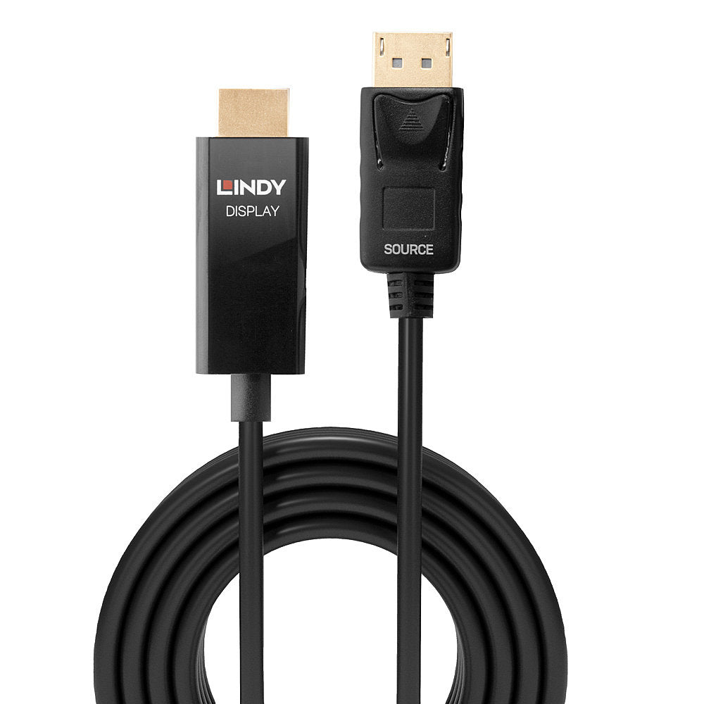 Lindy DisplayPort auf HDMI Adapter, aktiv, 2 m, HDR