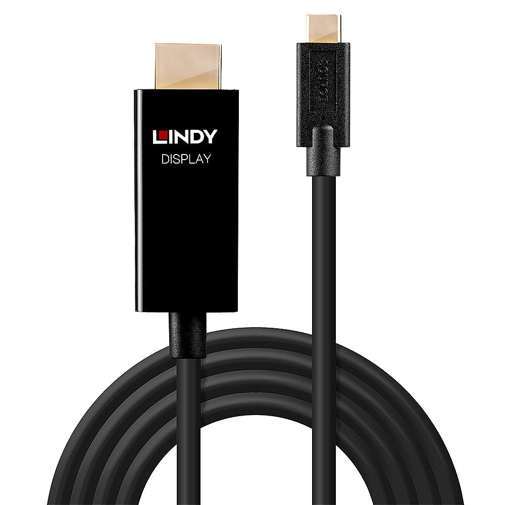 Lindy USB-C auf HDMI Adapter, 4K@60 Hz, HDR, 2 m