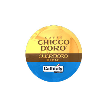 Chicco d'Oro Cuor d'Oro Decaf Kaffeekapseln – für Caffitaly – Intensität 4/7 – 40 Kapseln