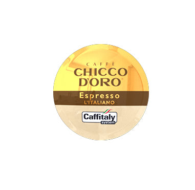 Chicco d'Oro Espresso Kaffeekapseln l'Italiano – für Caffitaly – Intensität 4.5/7 – 40 Kapseln