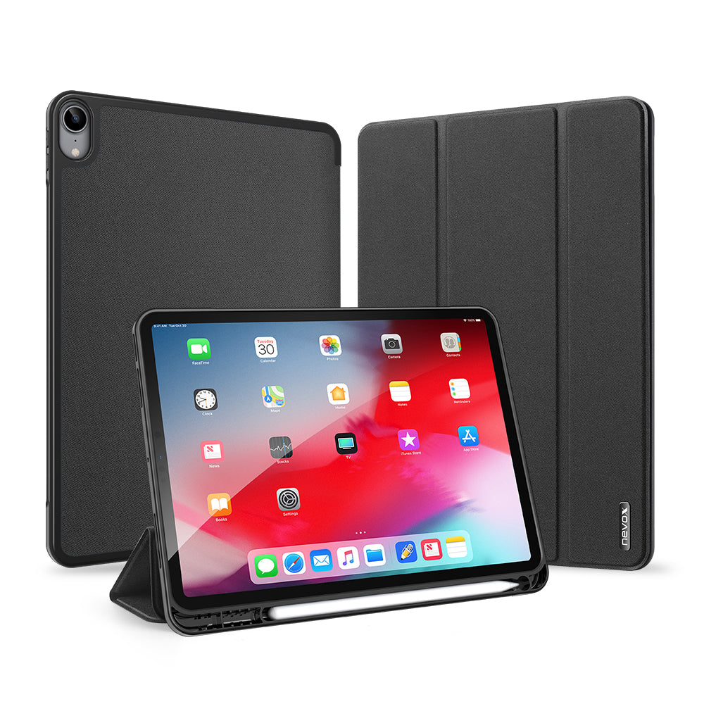 Nevox Vario Series Tablet-Hülle für Apple iPad Air 13" (M2/2024) – Schwarz