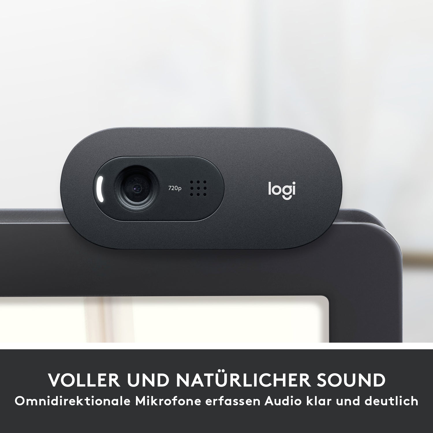 Logitech C505 Webcam – HD 720p, 30 fps, USB-A – Graphit