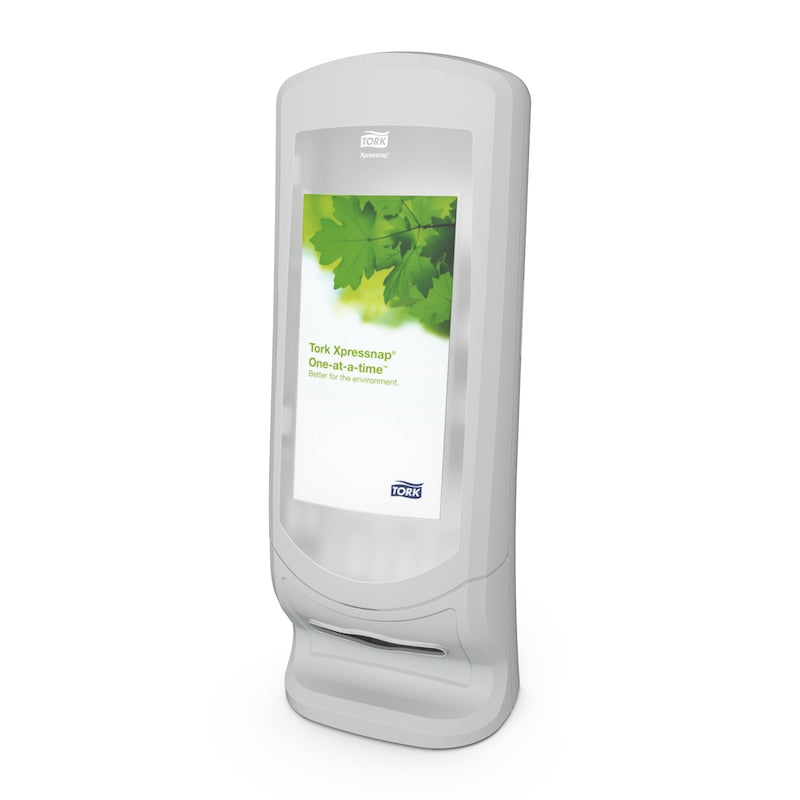 Tork Serviettenspender Signature Line – für N4, Kunststoff, hellgrau, 235 × 622 × 235 mm