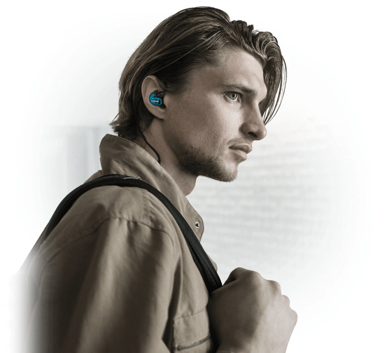 Shure SE215DYBLUNI-EFS – In-Ear Kopfhörer – kabelgebunden – blau