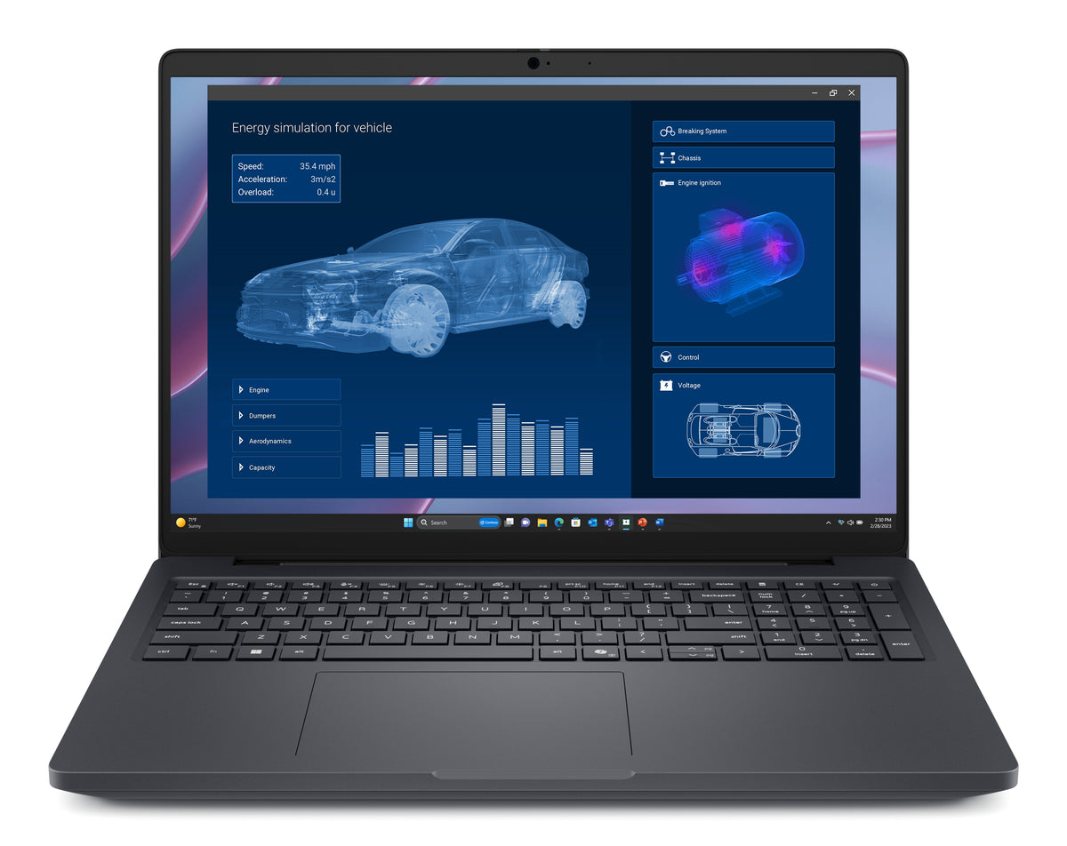 Dell Pro Max 16 – 16" WUXGA, Ryzen AI 7 Pro 350, 32 GB, 512 GB SSD, RTX Pro 500, Win 11 Pro