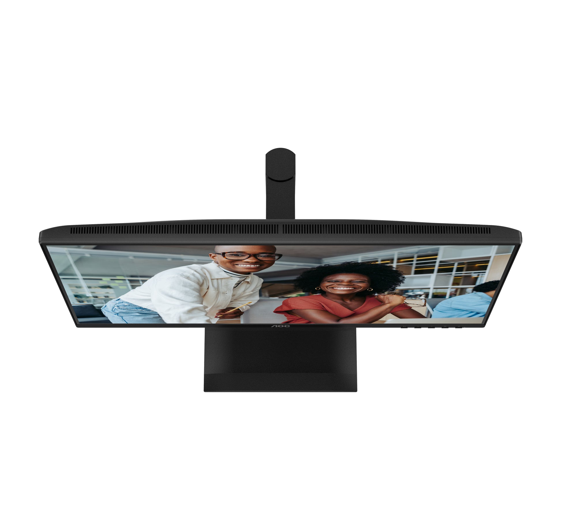AOC 24E4U – Monitor, 23,8", IPS, 120 Hz, 300 cd/m², USB-Hub, Integrierte Lautsprecher, VESA 100 × 100, Schwarz