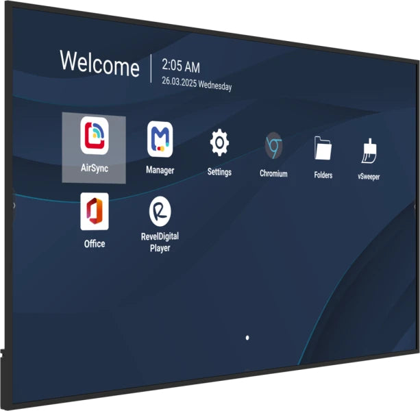 Viewsonic CDE8631-1C – Signage-Display, 86", 500 cd/m², 24/7, Android, USB-C
