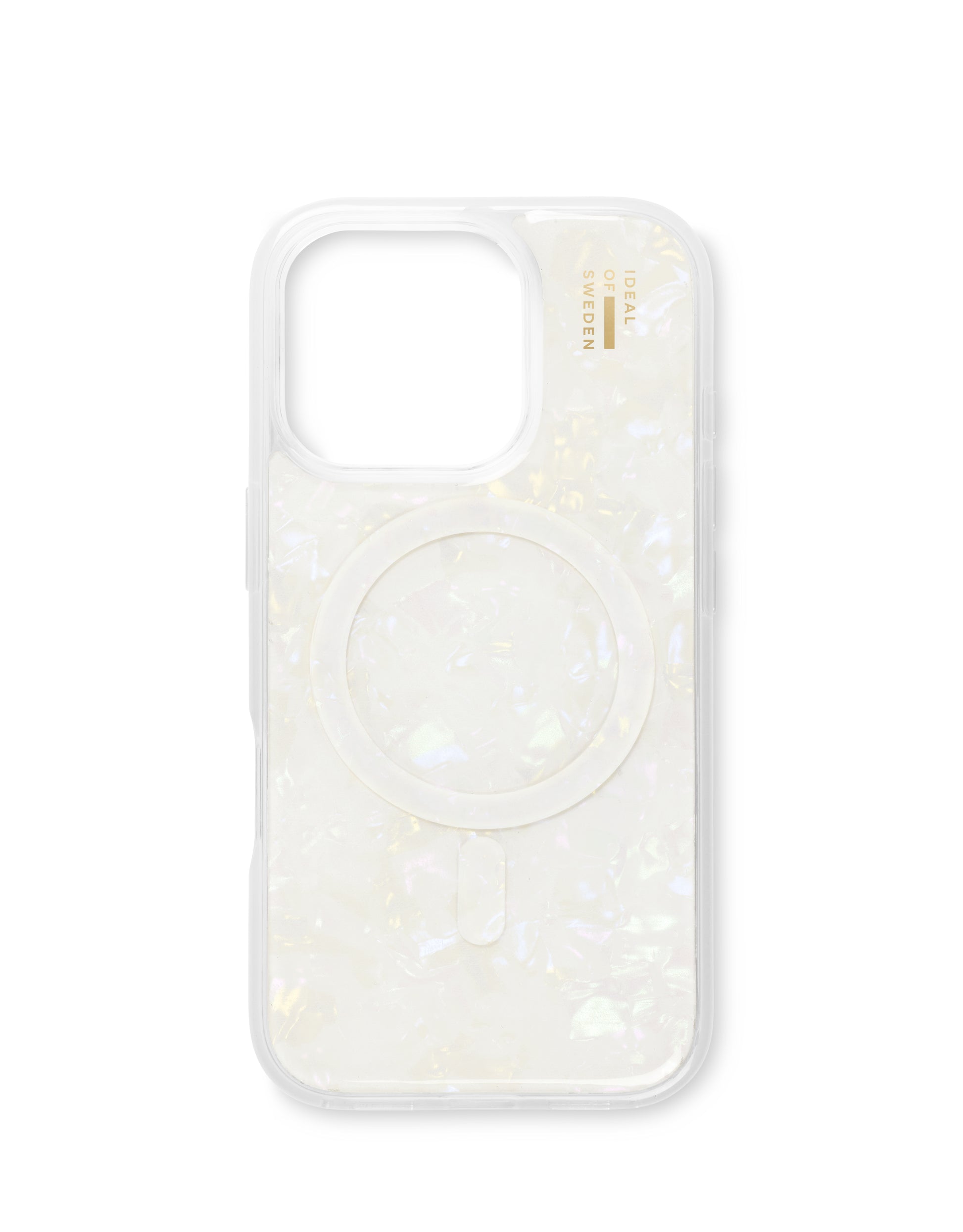 iDeal of Sweden Backcover – für Apple iPhone 16 Pro Max – MagSafe, PC+TPU, Perlmuttweiss, bis 4 m Sturzsicher