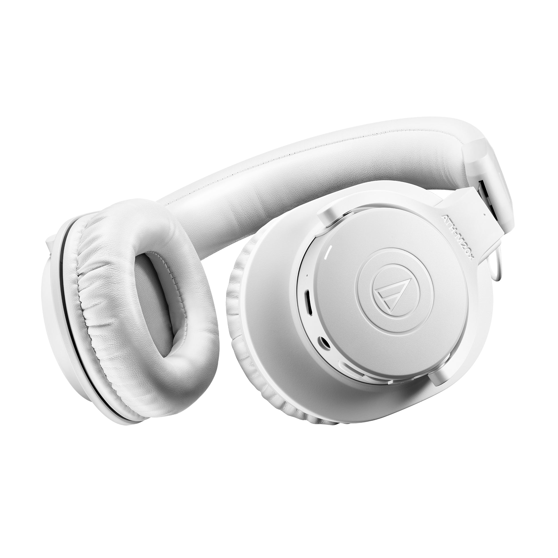Audio-Technica ATH-M20xBT Over-Ear Kopfhörer – Kabel + BT, Weiss, BT 5.0