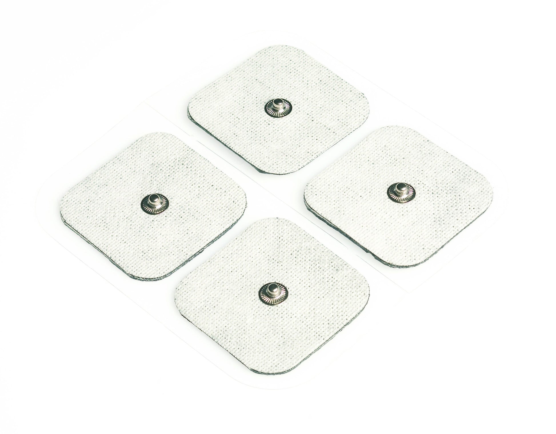 Sanitas Elektroden-Set – für SEM – selbstklebend, 8 Stk – 4,5 × 4,5 cm – weiss