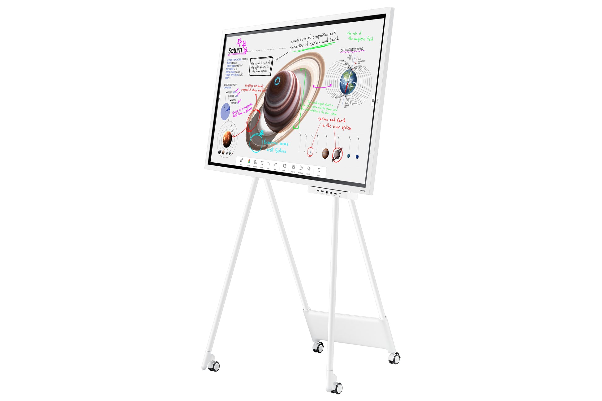 Samsung Flip WM65B – 65" 4K Touchdisplay, 20 TP