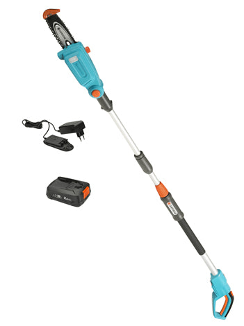 Gardena TCS 20/18V Hochentaster – 18 V – Schwertlänge 200 mm – 2,0 Ah & Ladegerät – POWER FOR ALL