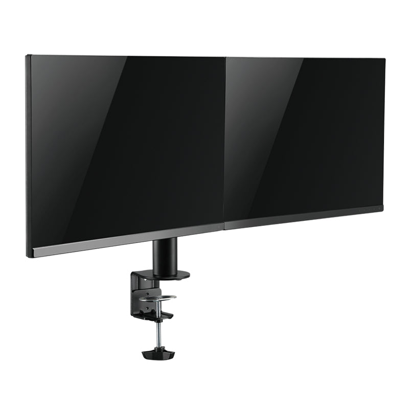 LogiLink BP0106 – Monitorarm Tischhalterung – Klemme/Durchführung – 2 Monitore – 17–32" – VESA 75×75/100×100 mm