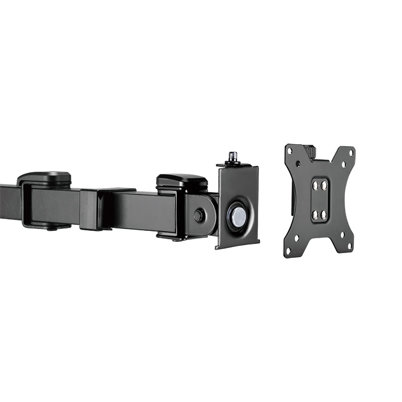 LogiLink BP0106 – Monitorarm Tischhalterung – Klemme/Durchführung – 2 Monitore – 17–32" – VESA 75×75/100×100 mm