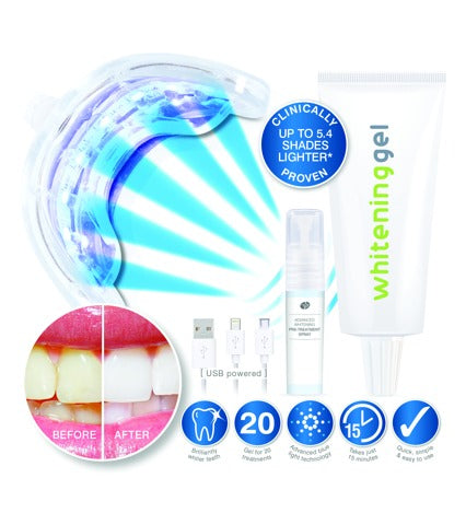 Rio Zahnaufhellungsset – UV-Licht, 3 Gels