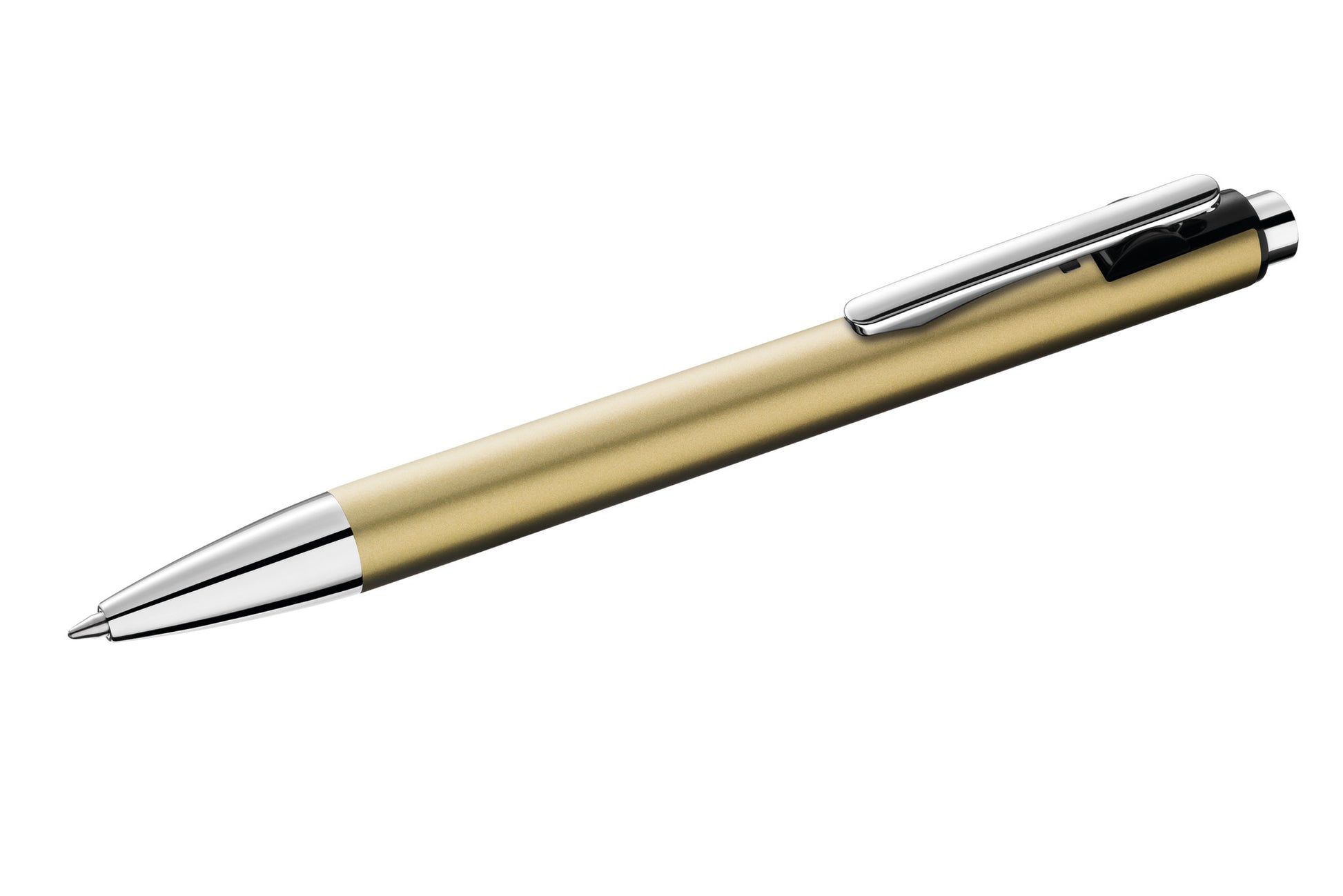 Pelikan Snap Metallic M 817714 Kugelschreiber – 3er Pack, Gold, Blau, Medium, dokumentenecht, nachfüllbar