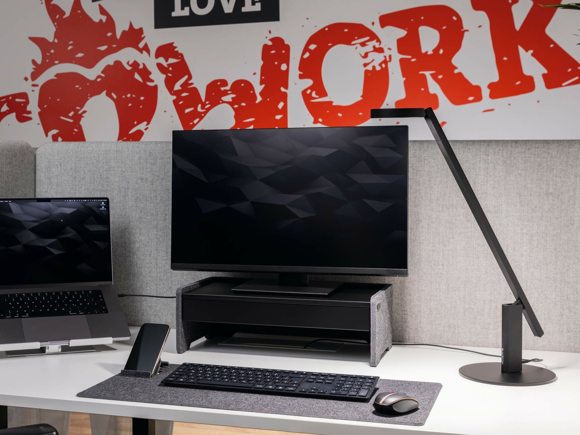 Durable Monitorständer EFFECT – freistehend, höhenverstellbar