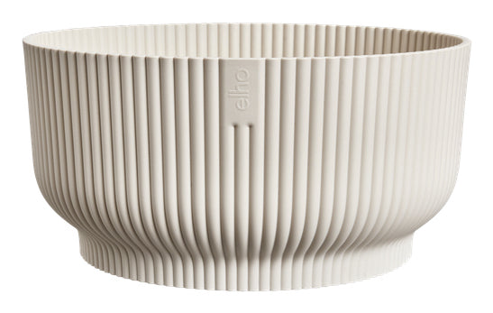 elho Schale – Recycling-Kunststoff, Weiss – Ø 25 × 12 cm