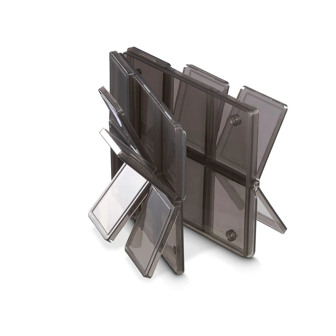 Hama Speicherkarten-Box – für 12 SD-Karten – Polypropylen – Schwarz/Transparent