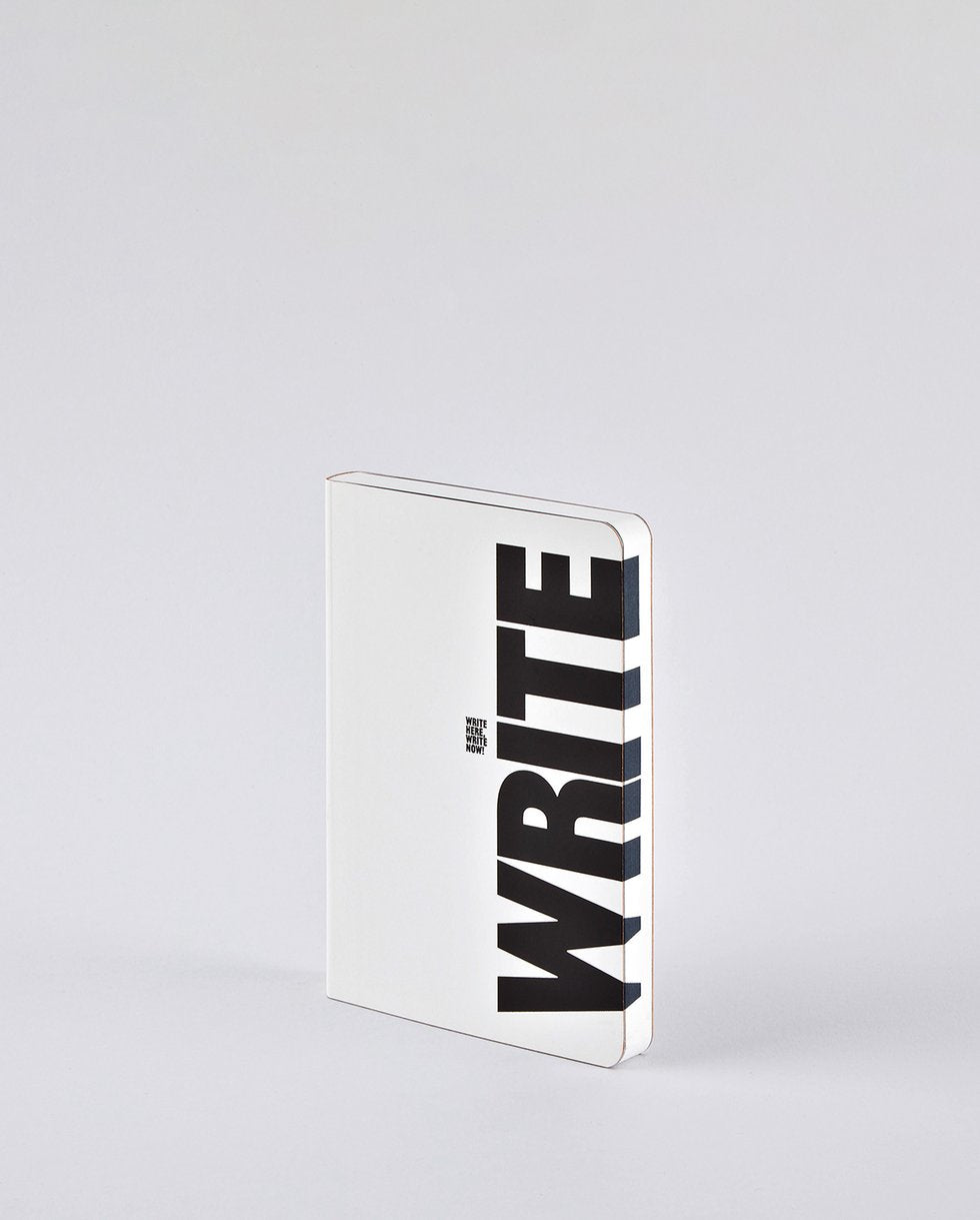 nuuna Notizbuch Graphic S, A6, 176 Seiten – schwarz, weiss
