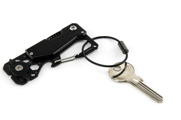 TROIKA KTL25-TI Multitool – 10 Funktionen, Schlüsselanhänger, Klingenlänge 8,5 mm
