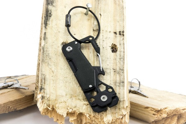 TROIKA KTL25-TI Multitool – 10 Funktionen, Schlüsselanhänger, Klingenlänge 8,5 mm
