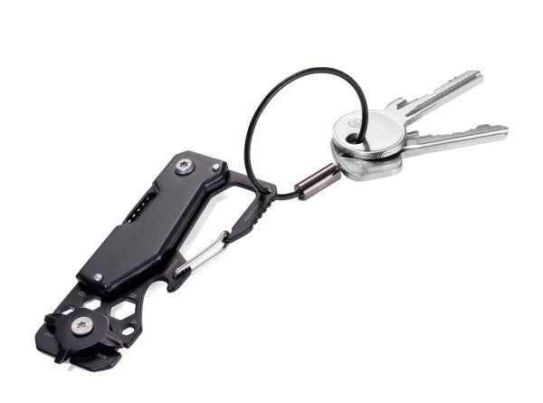 TROIKA KTL25-TI Multitool – 10 Funktionen, Schlüsselanhänger, Klingenlänge 8,5 mm