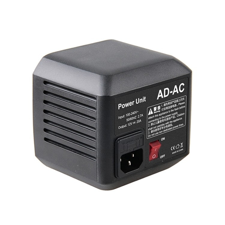 Godox Netzgerät (12 V/20 A, 100–240 V) – für AD600 – Schwarz