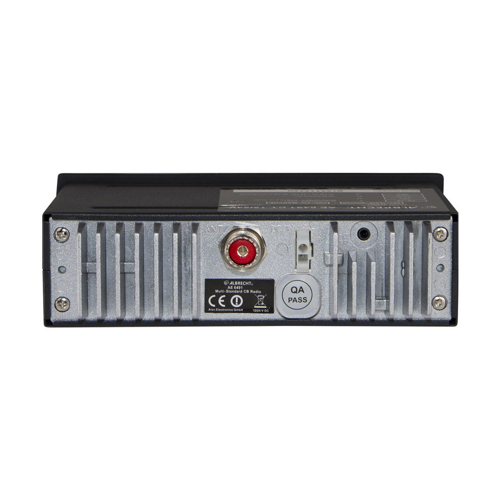 Albrecht AE 6491 VOX – CB-Funkgerät, AM/FM, 12/24 V, LCD, Schwarz
