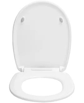Diaqua WC-Sitz – Kunststoff, weiss, rund, 36 × 44,5 cm